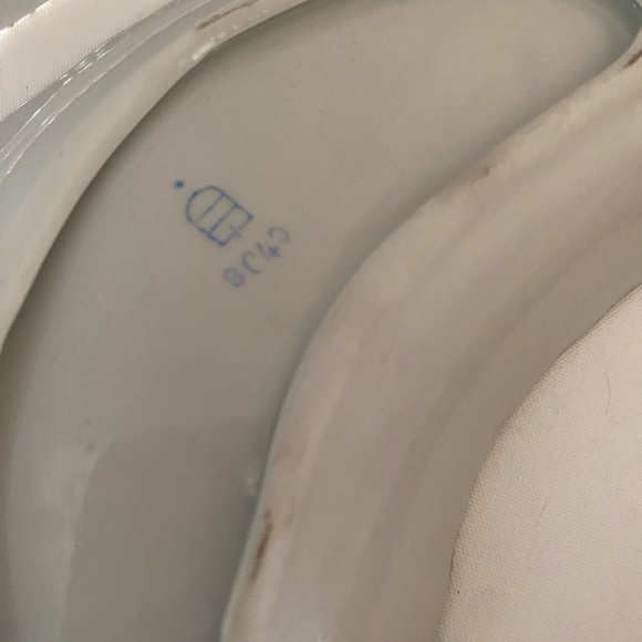 ANTIQUE ROYAL VIENNA HAND PAINTED GOLD PORCELAIN BEEHIVE MARK BONE DISHES (5) - Picture 7 of 7